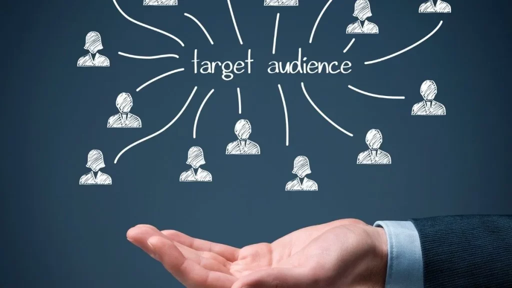 A graphic depicting "target audience".