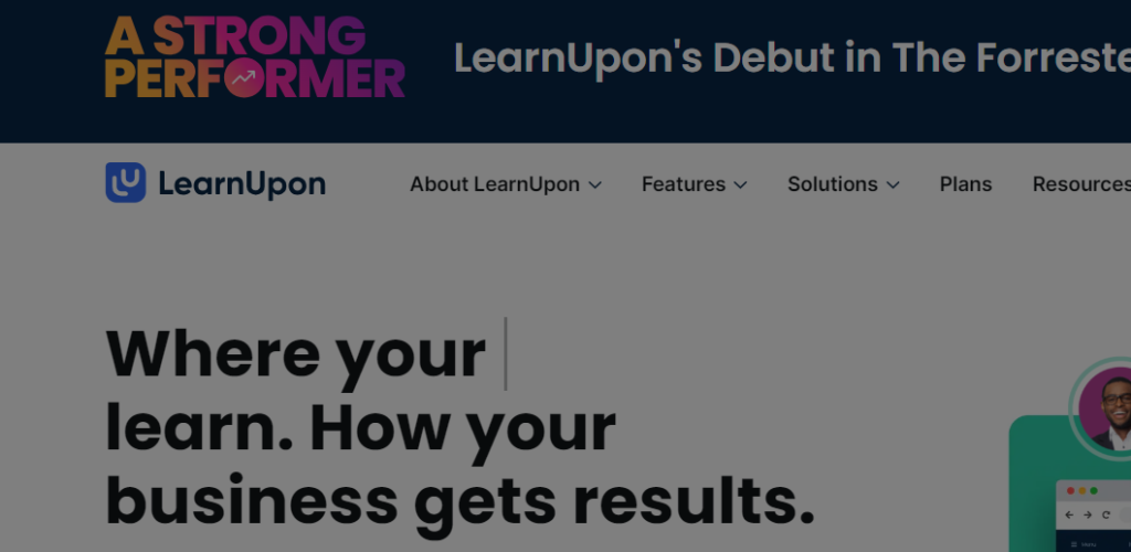 Screengrab from Learnupon.com