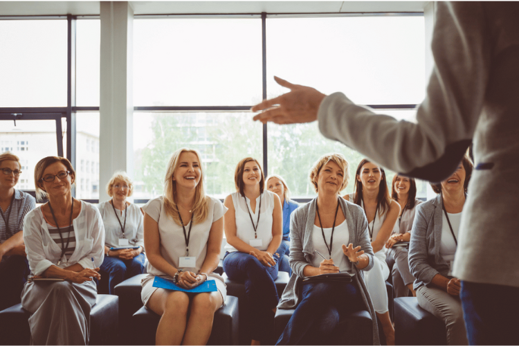 A group of people attending a training session.